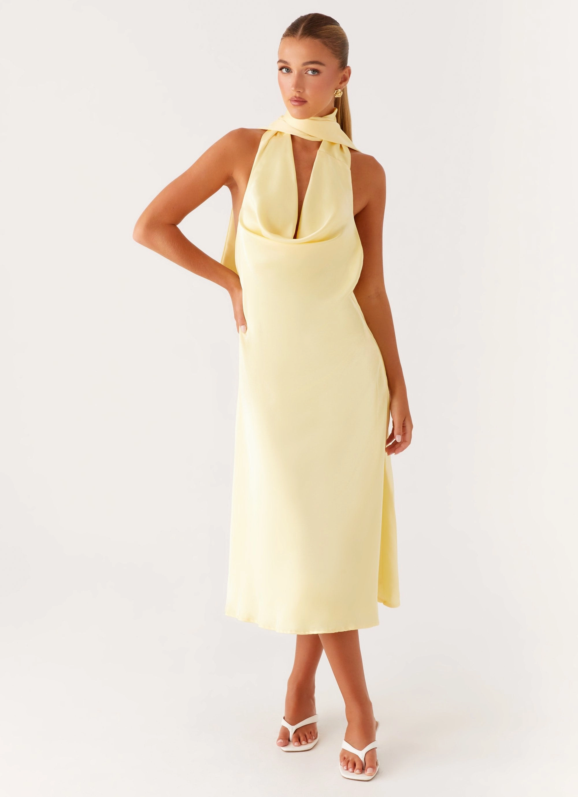Family Joy Sonny Midi Dress - Yellow