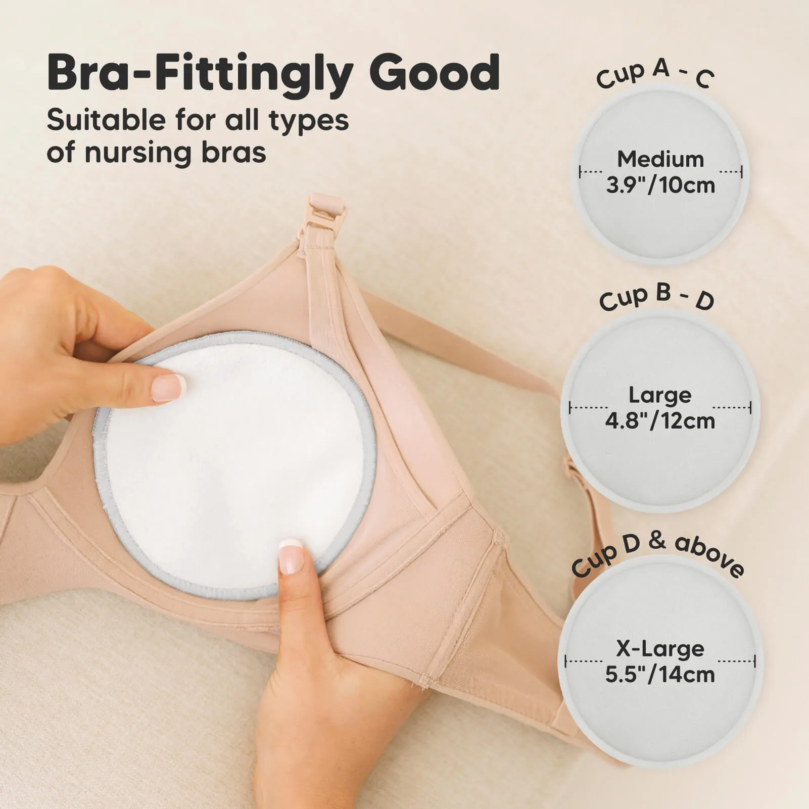 Soothe Nursing Pads (Cool Gray)