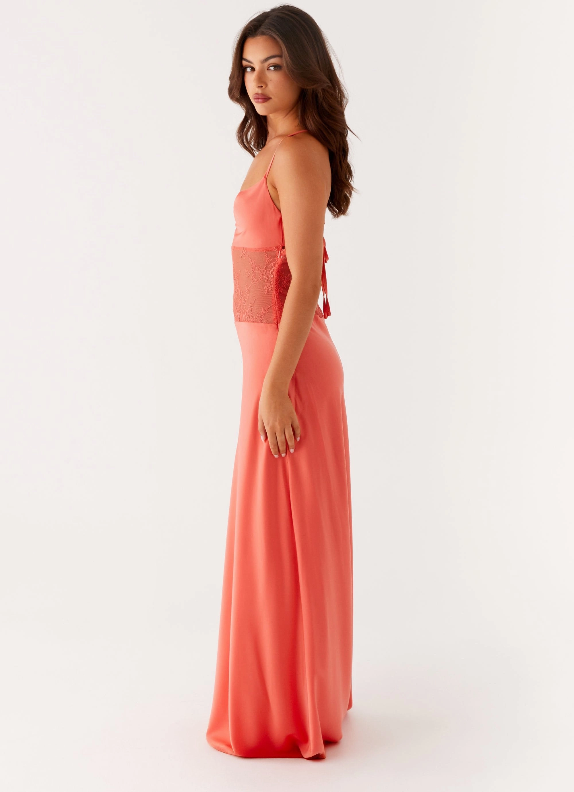 Shae Maxi Dress - Tangerine Morning Glow