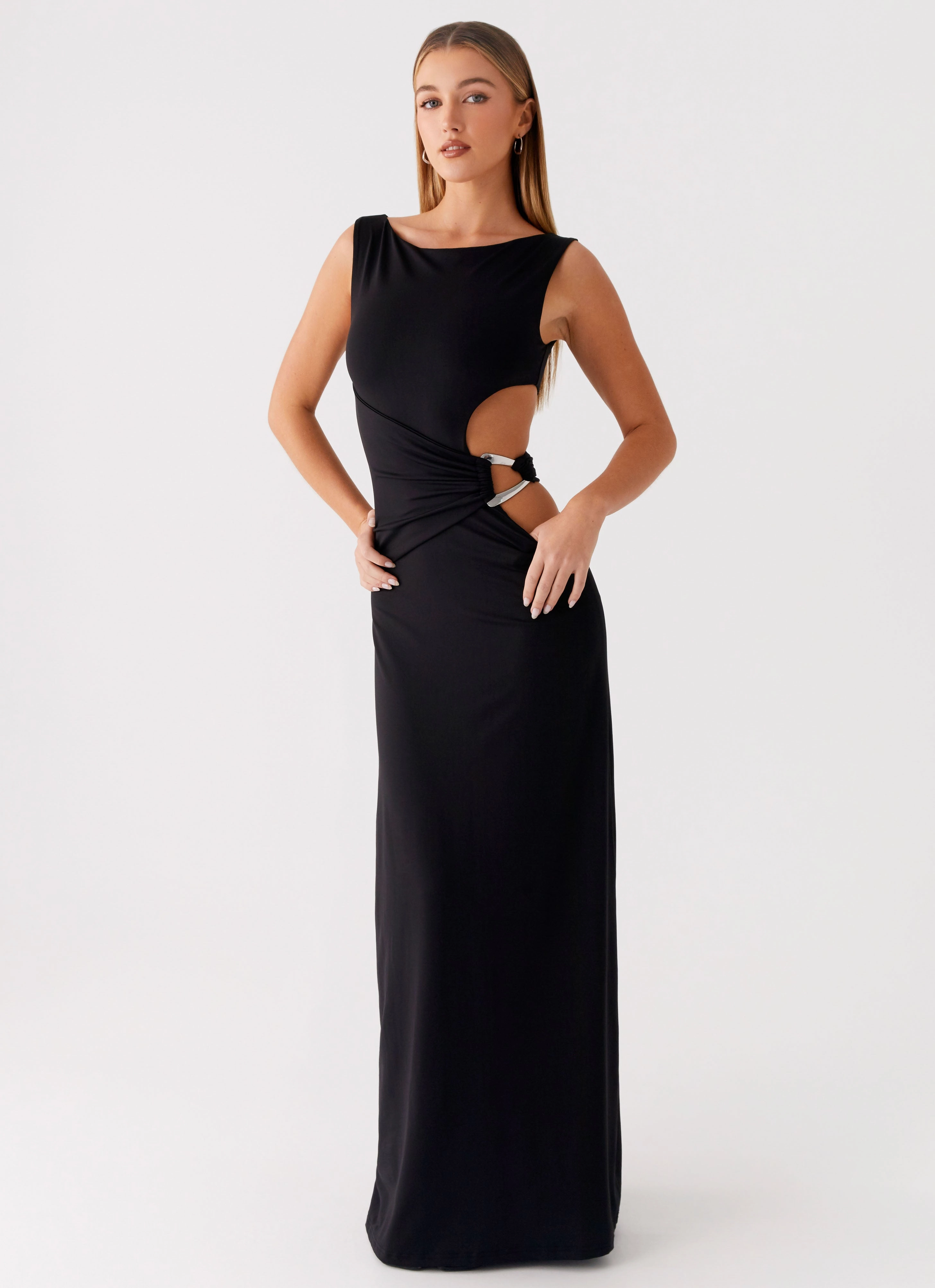 Jayana Maxi Dress - Black Soft Contour Easy Tones