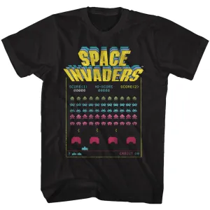 Space Invaders Space Battle Men's T-Shirt