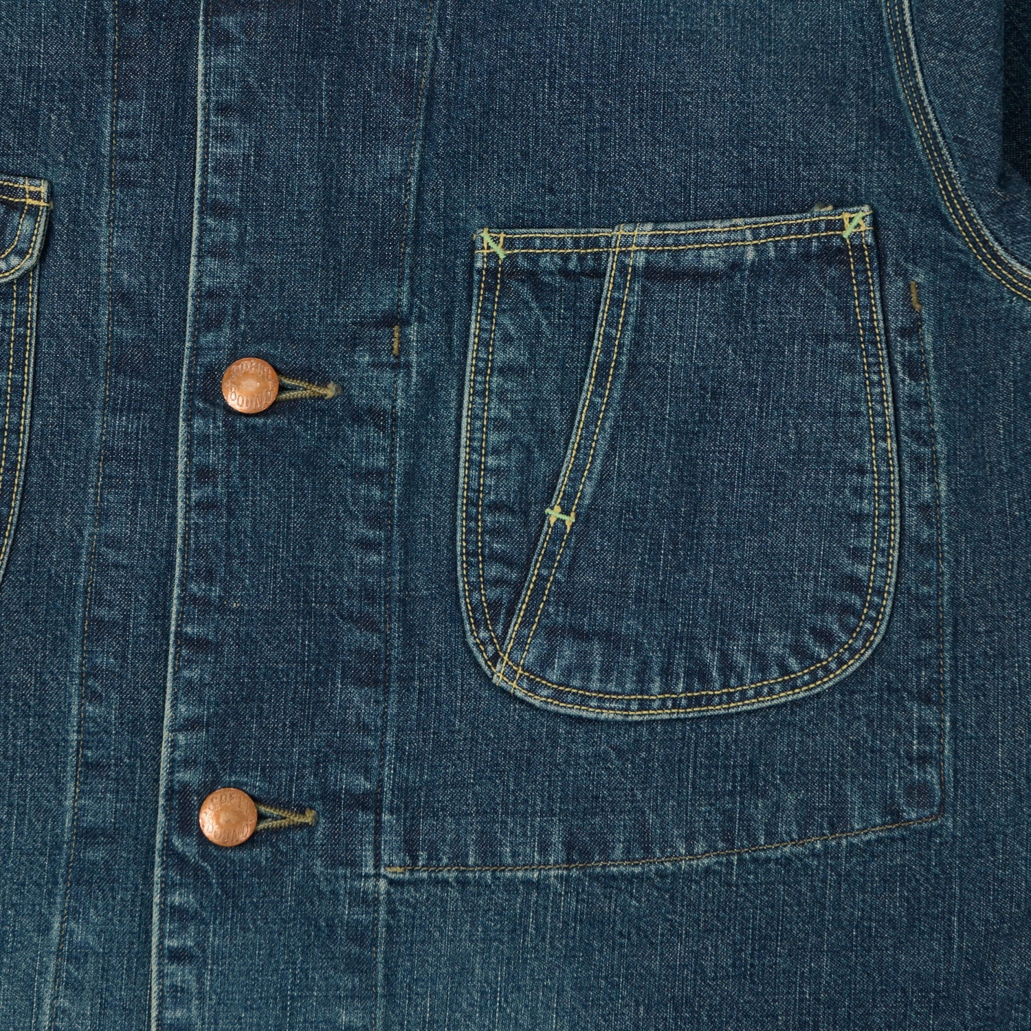 Spellbound Authentic 10.5oz Denim Coverall Jacket - Used Wash