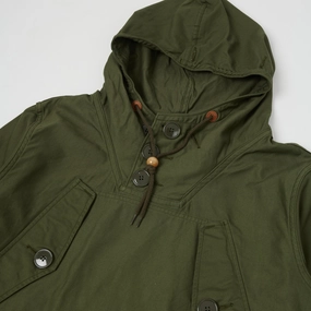 Spellbound Canvas Smock Jacket - Army Green