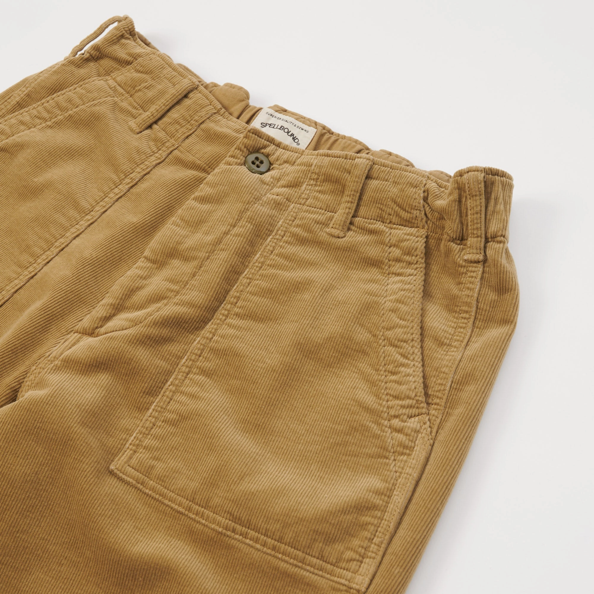 Spellbound Corduroy Baker Trouser - Khaki
