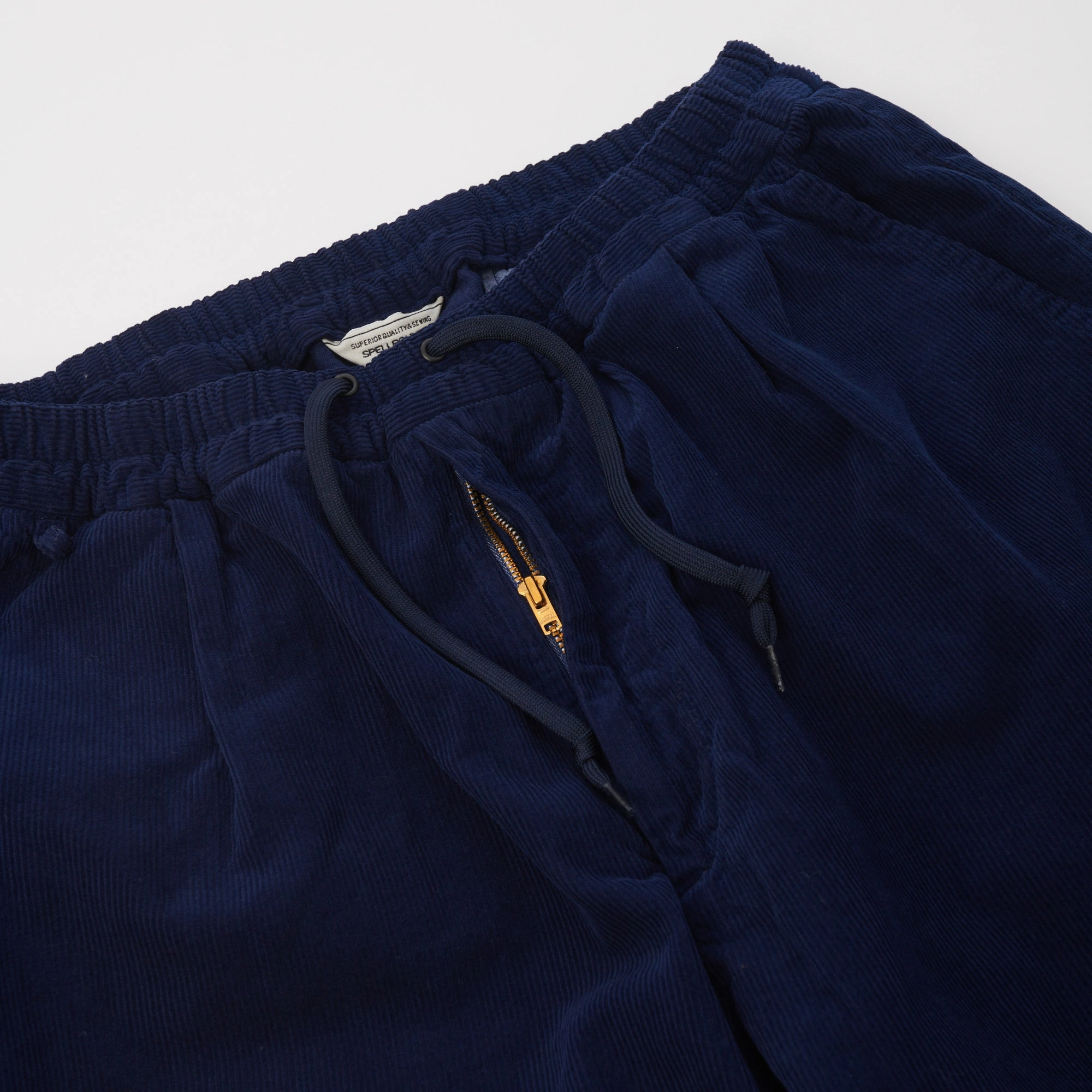 Spellbound Corduroy Wide Tapered Trouser - Navy