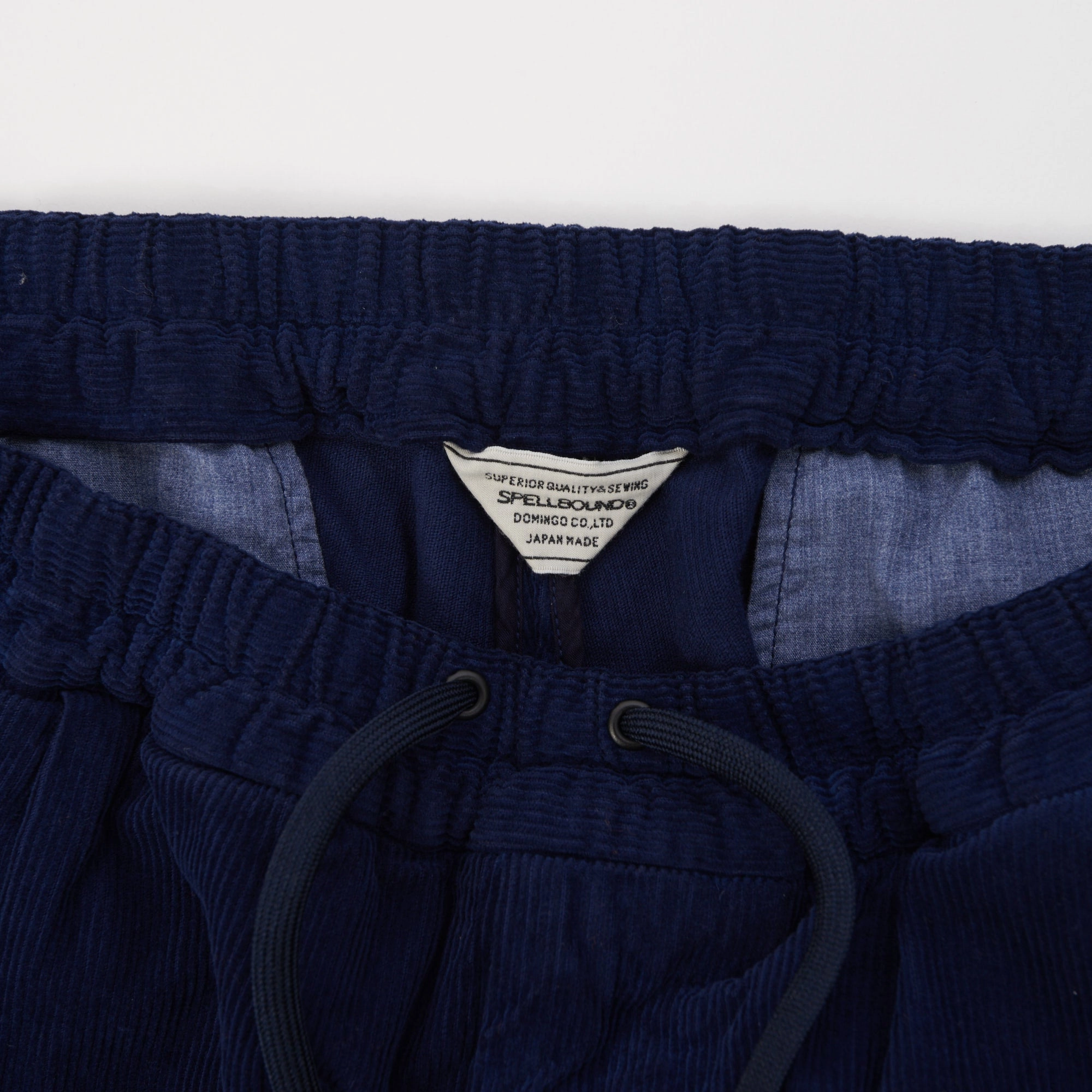 Spellbound Corduroy Wide Tapered Trouser - Navy