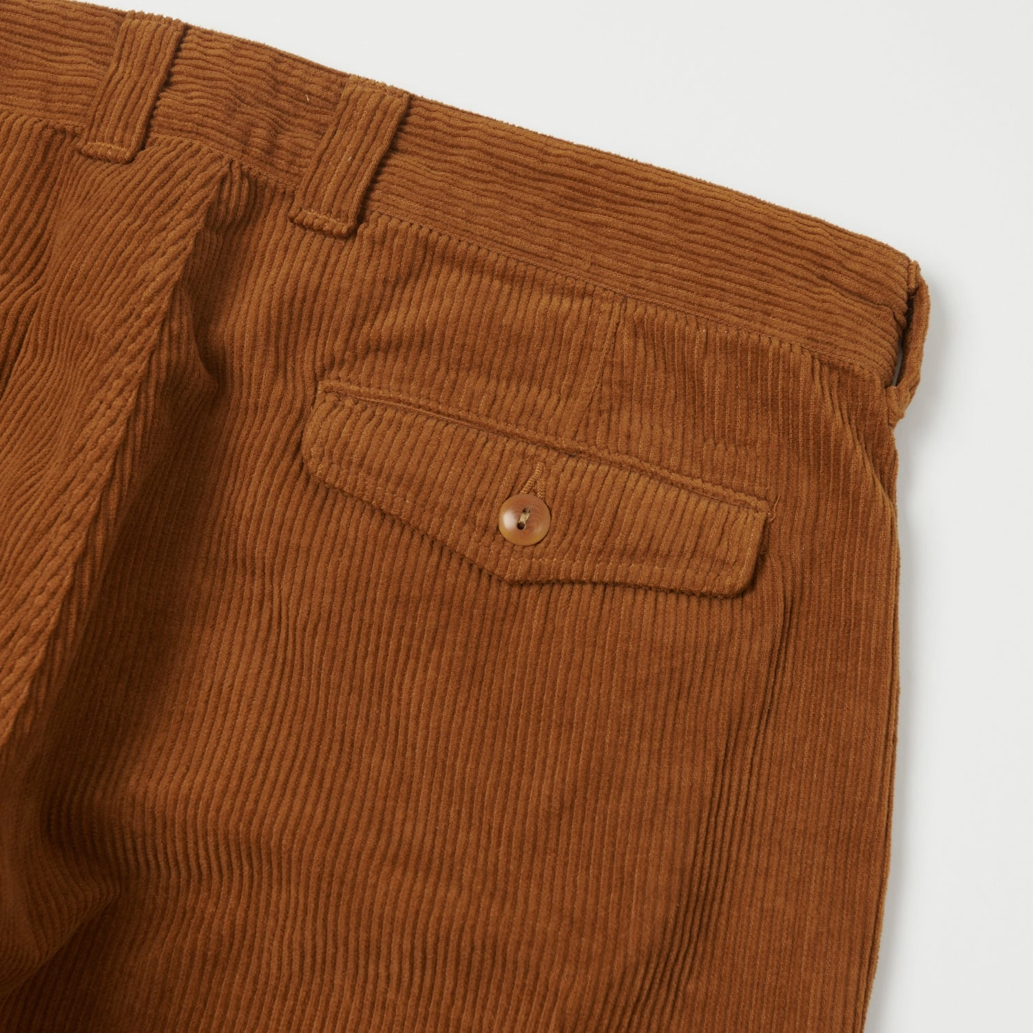 Spellbound Heavy Corduroy Wide Trouser - Brick