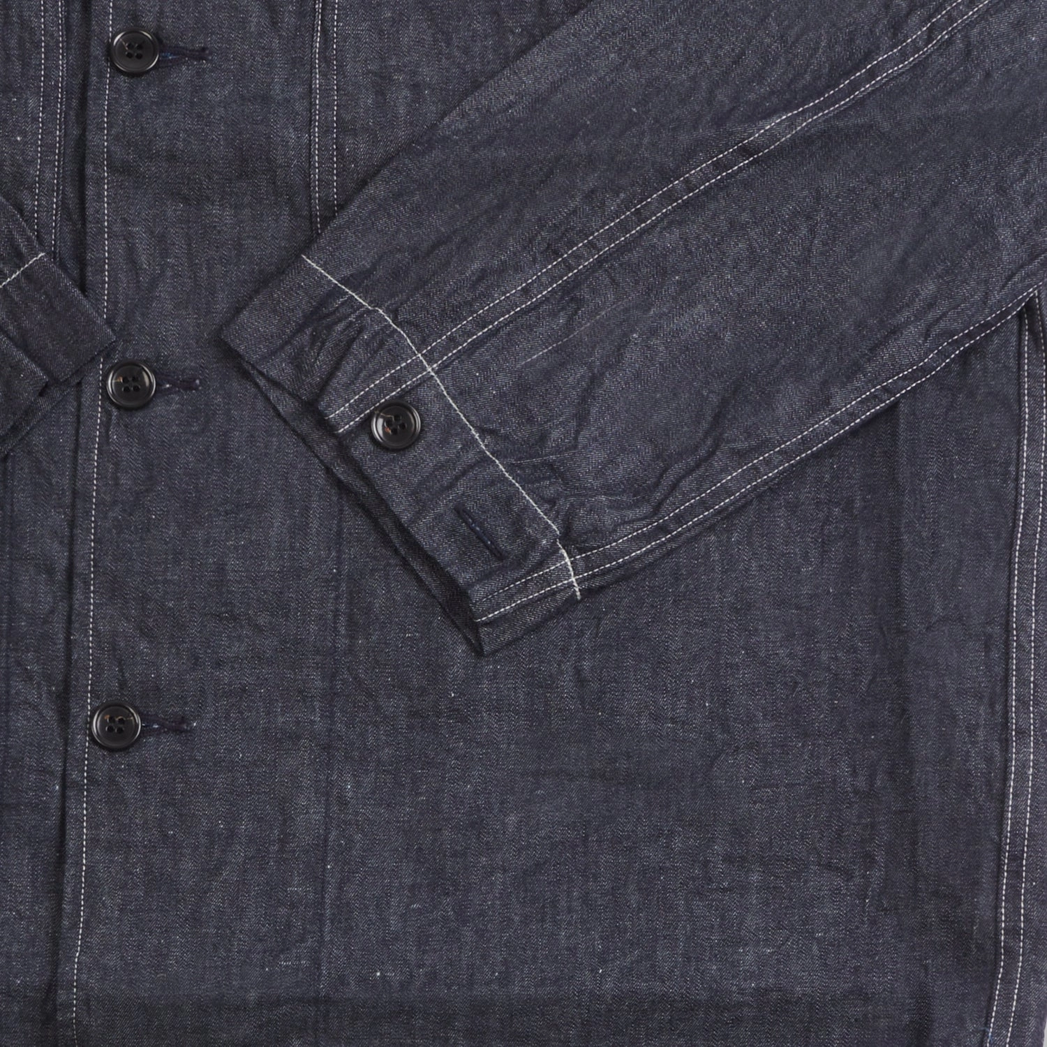 Spellbound Lightweight 6oz Denim Military Jacket - One Wash