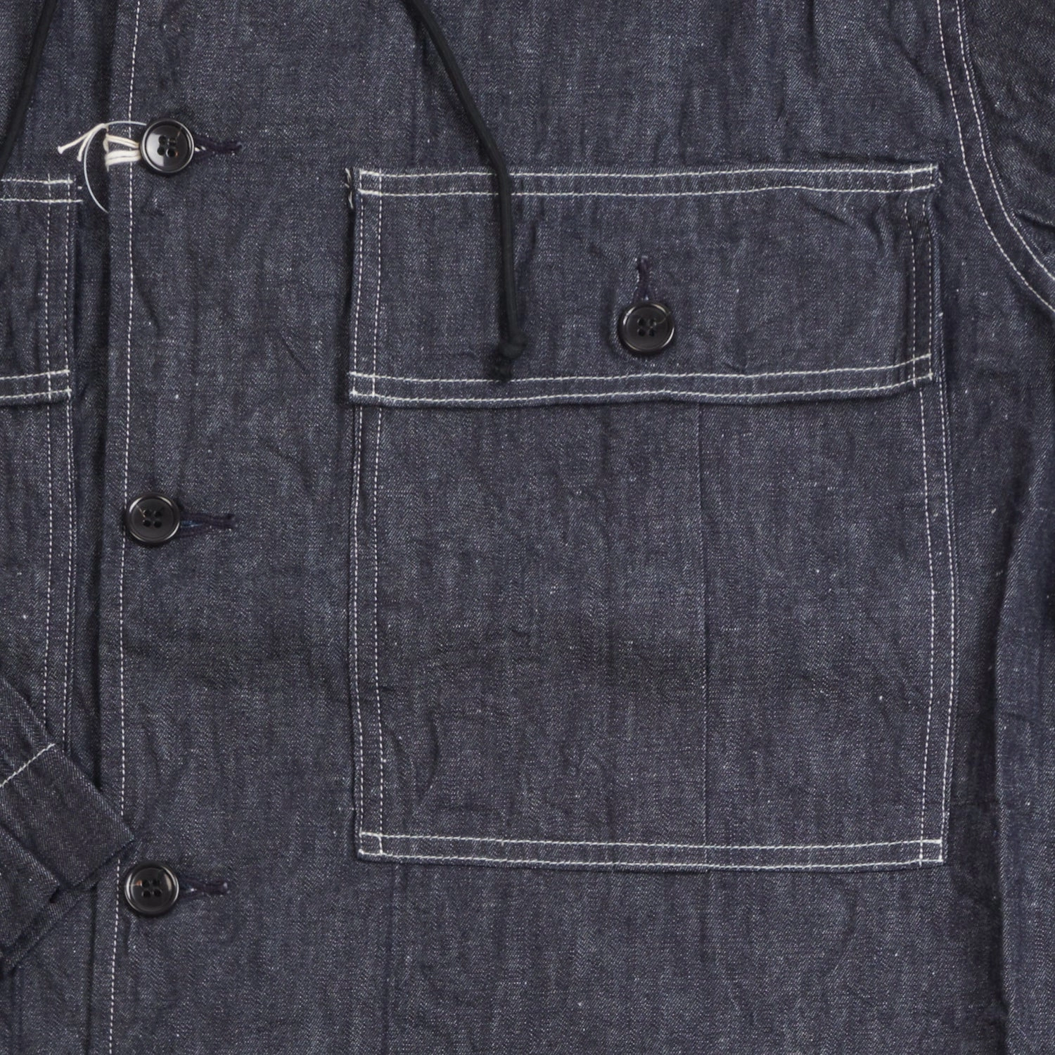 Spellbound Lightweight 6oz Denim Military Jacket - One Wash