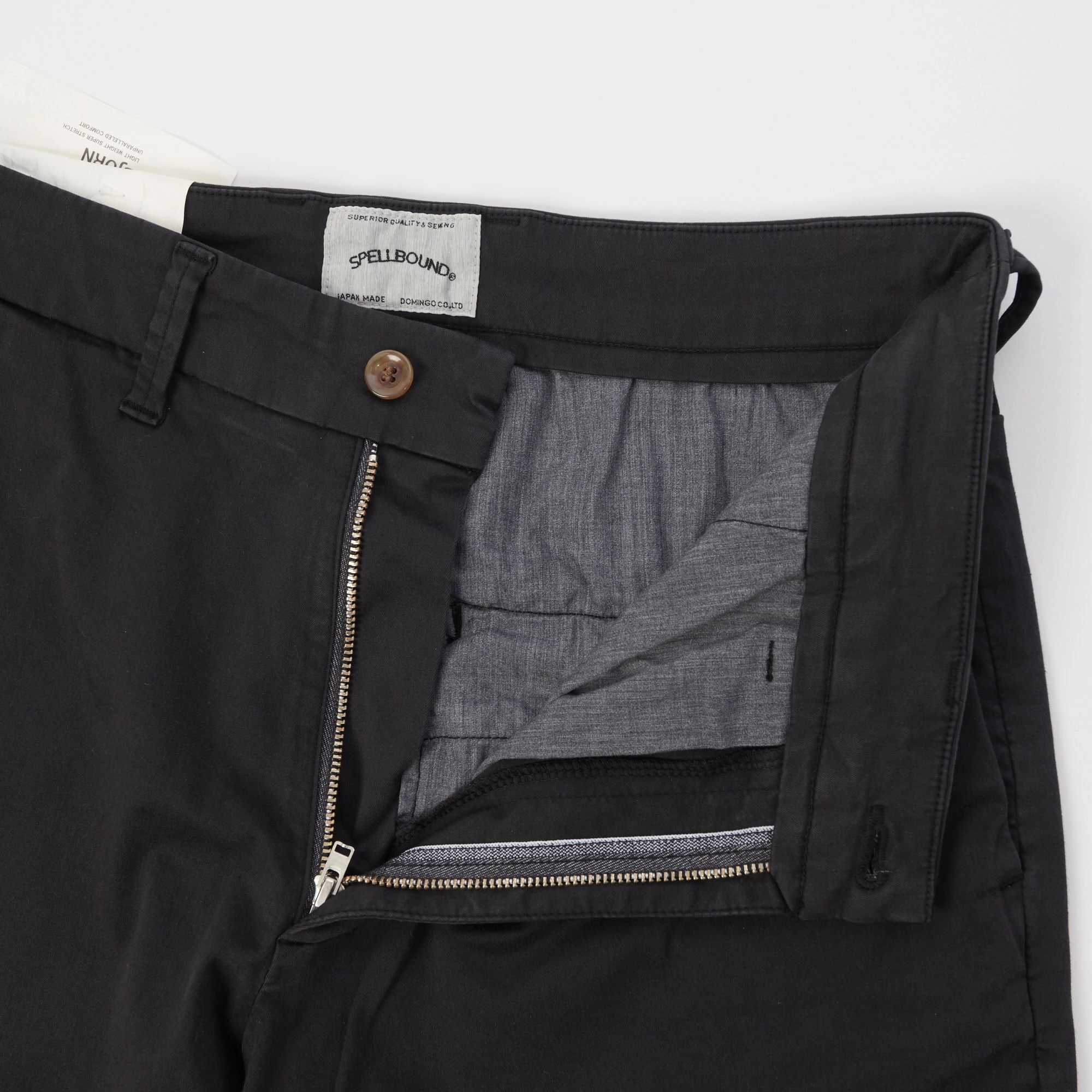 Spellbound Slim Tapered Stretch Chino - Black