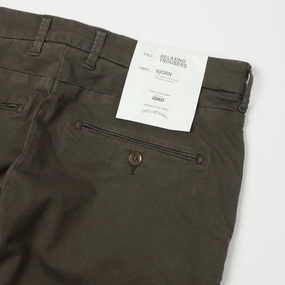 Spellbound Slim Tapered Stretch Chino - Dark Olive