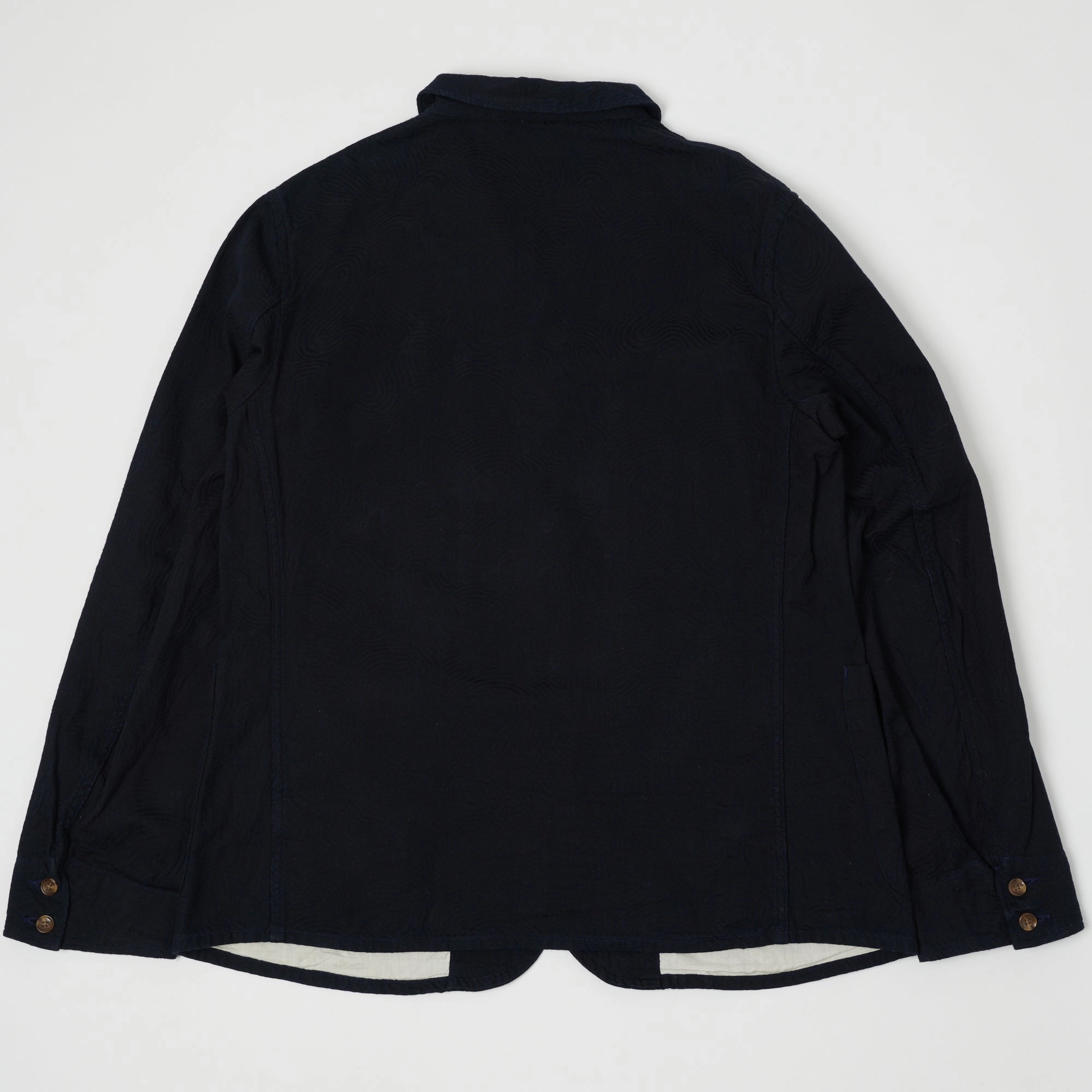 Spellbound Spiral Fabric Blazer - Indigo