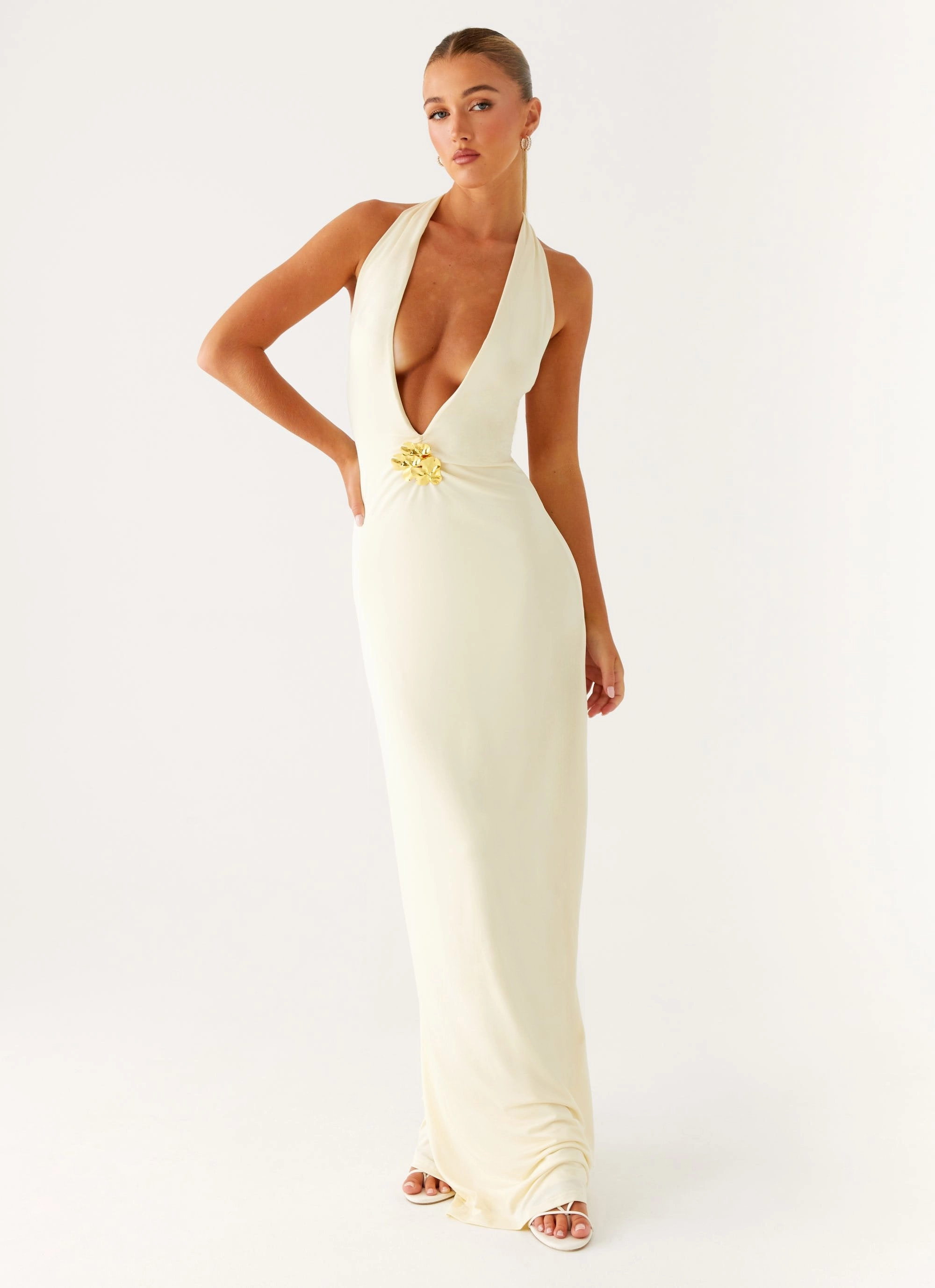 Spirit Maxi Dress - Yellow Cool Form Versatile sundress