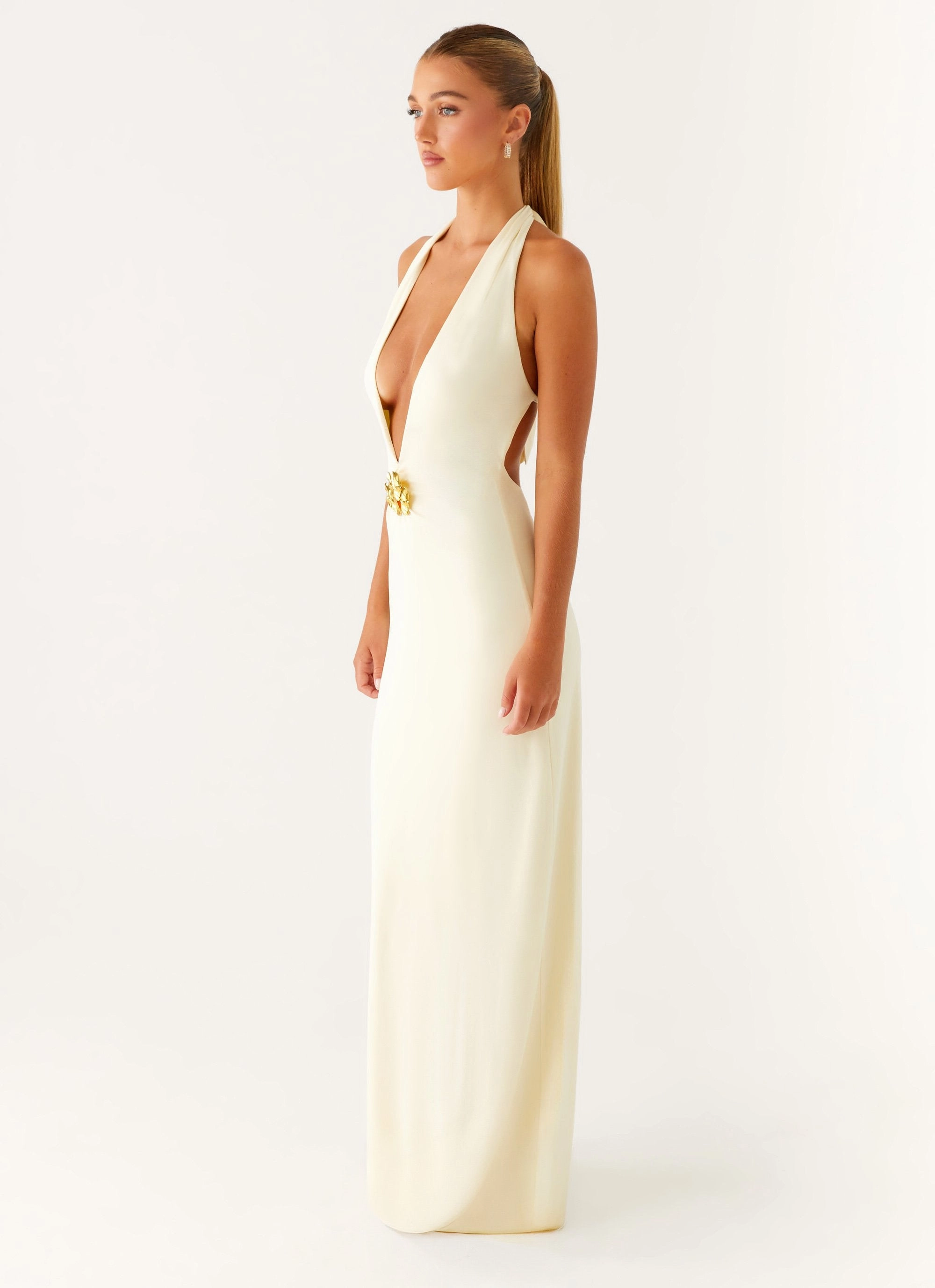 Luxurious Texture Relaxed Layers Spirit Maxi Dress - Yellow