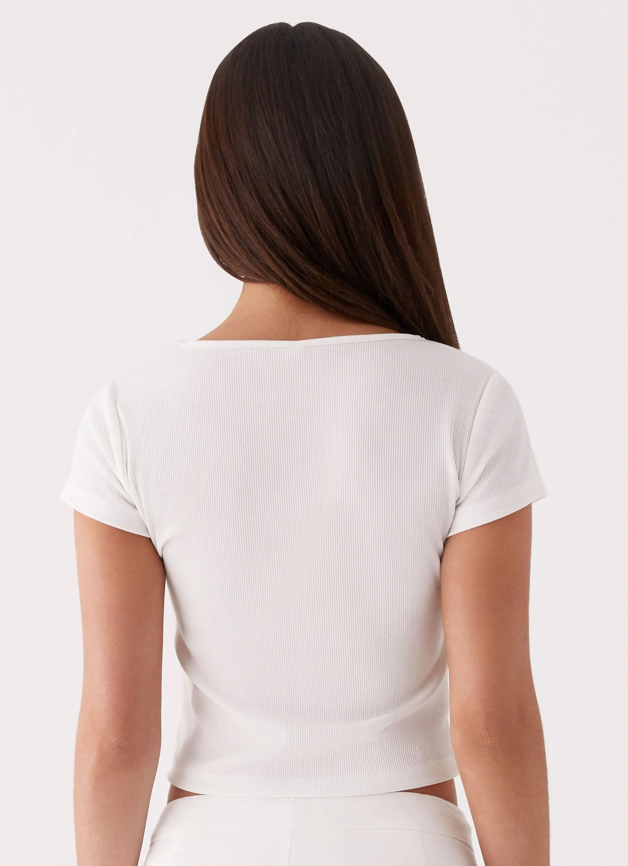 Performance Wear Minimal Comfort Pistachio Lily Baby Tee - Green