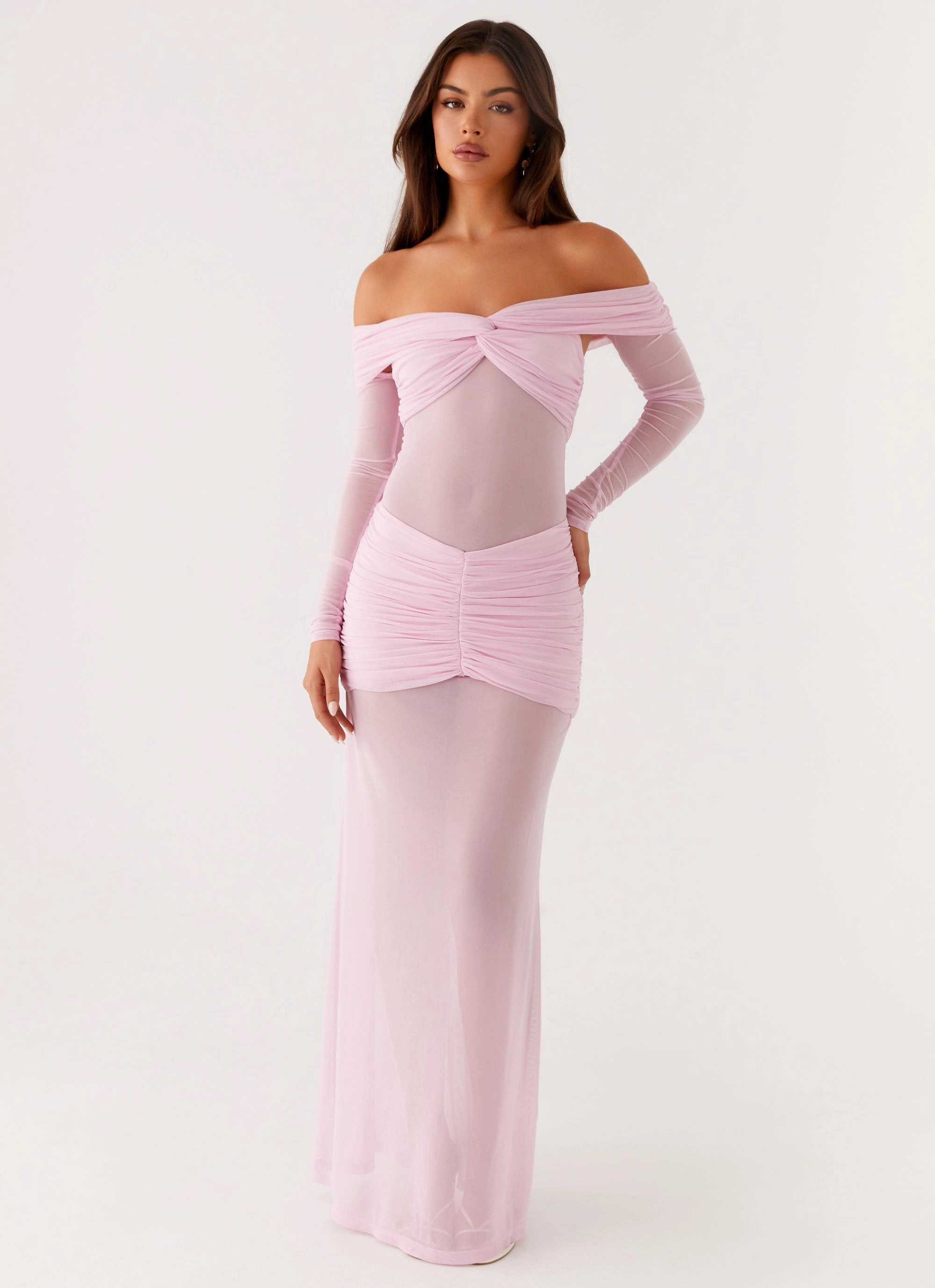 Lounge Mood Subtle design Alter Ego Maxi Dress - Pink