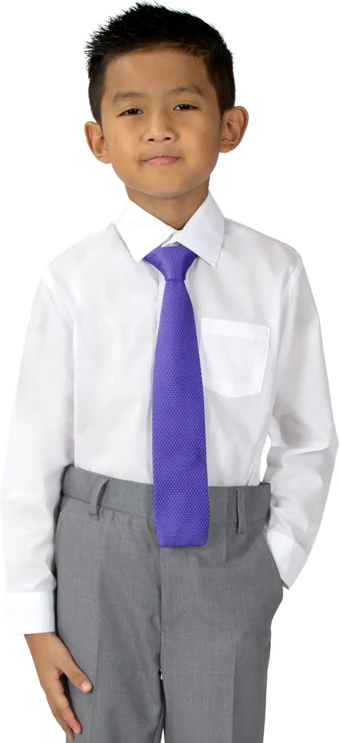 Spring Notion Boys' Pre-tied Knit Necktie with Adjustable Strap