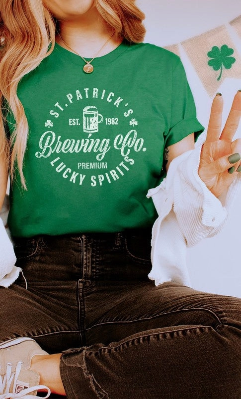 EcoFriendlyTexture St. Patty's Brew Graphic Tee (FINAL SALE)