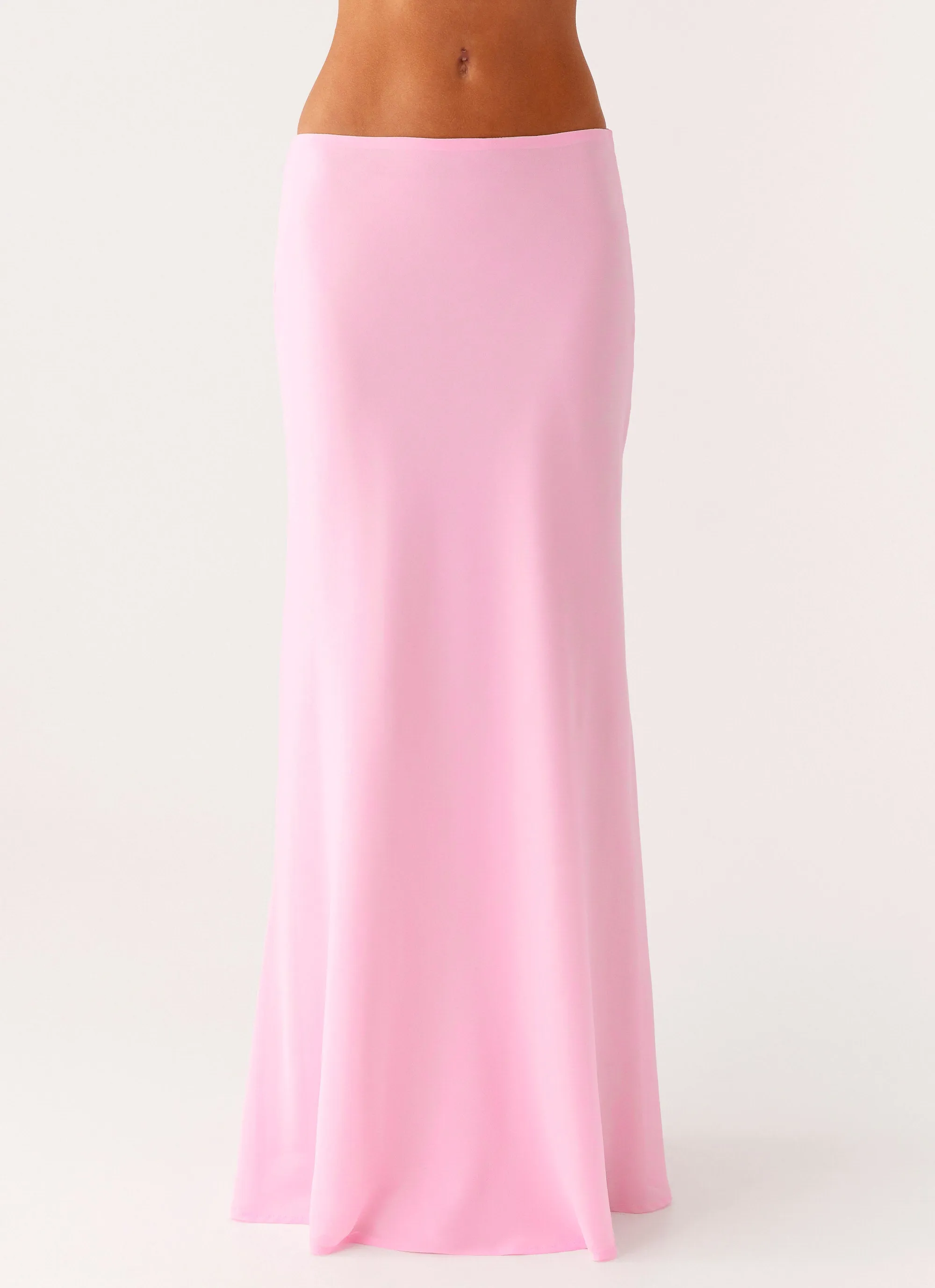 Star Girl Maxi Skirt - Baby Pink Smooth Motion Seamless Finish