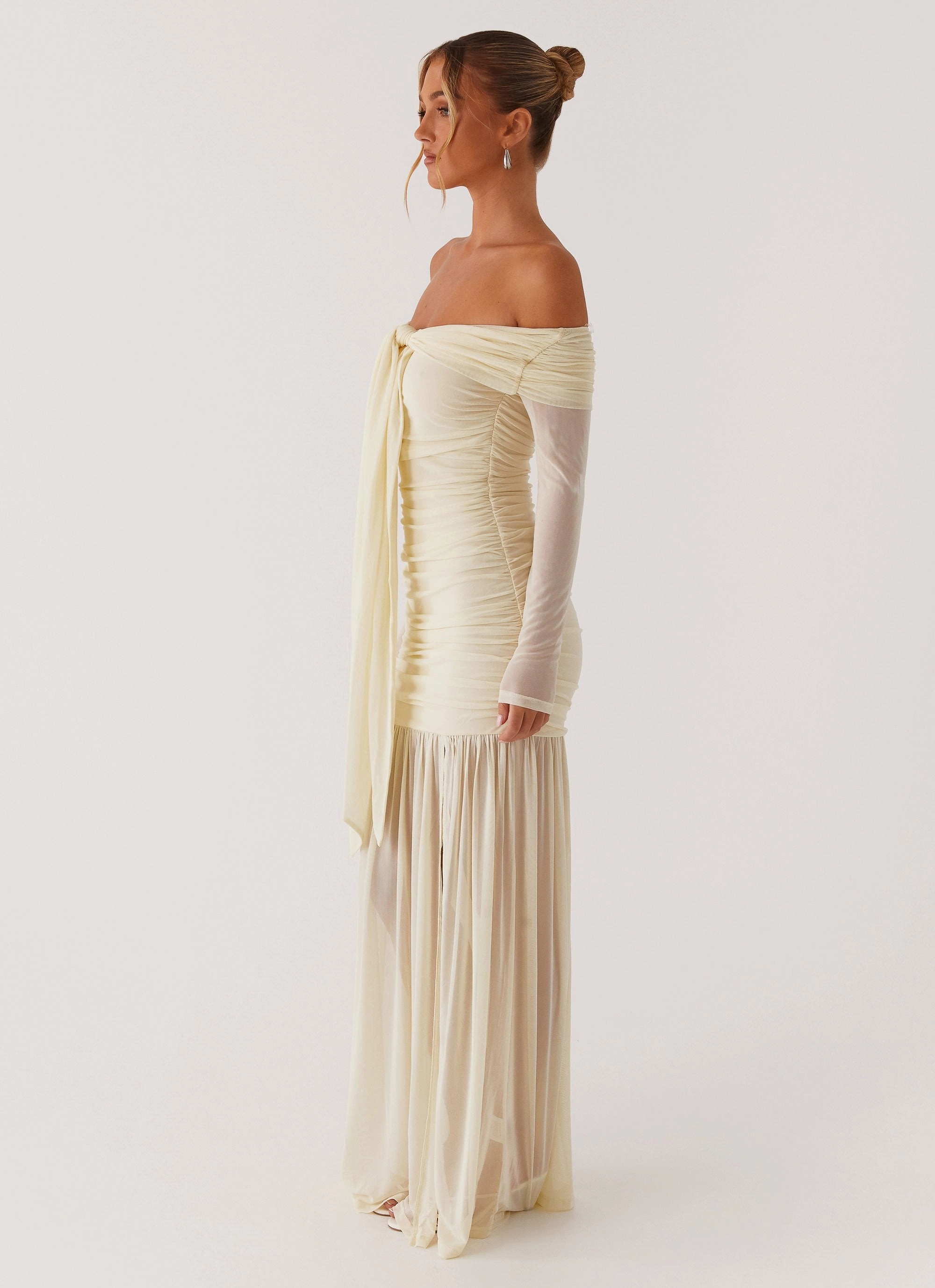 Ginny Maxi Dress - Yellow Cozy Touch