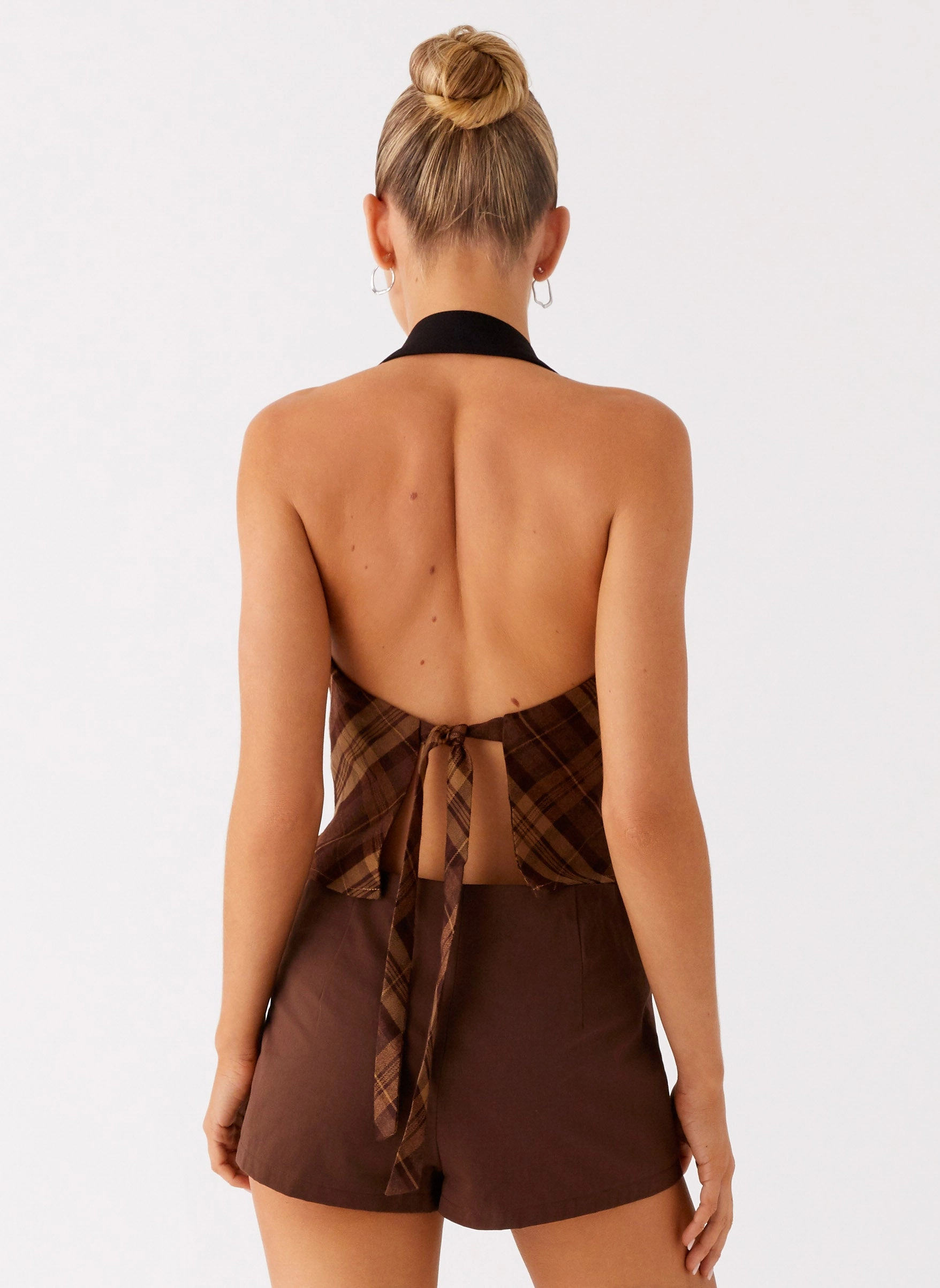 Stateside Cowl Top - Plaid ThermalInsulation