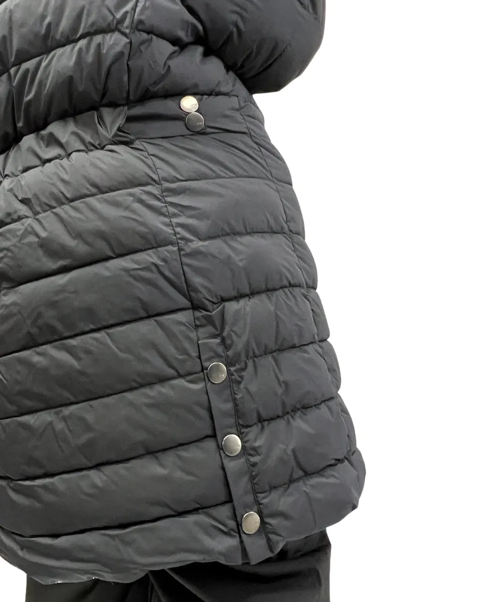 Stoy Abbess Women's Plus Size Long Puffer Winter Coat Navy sizes 20-26