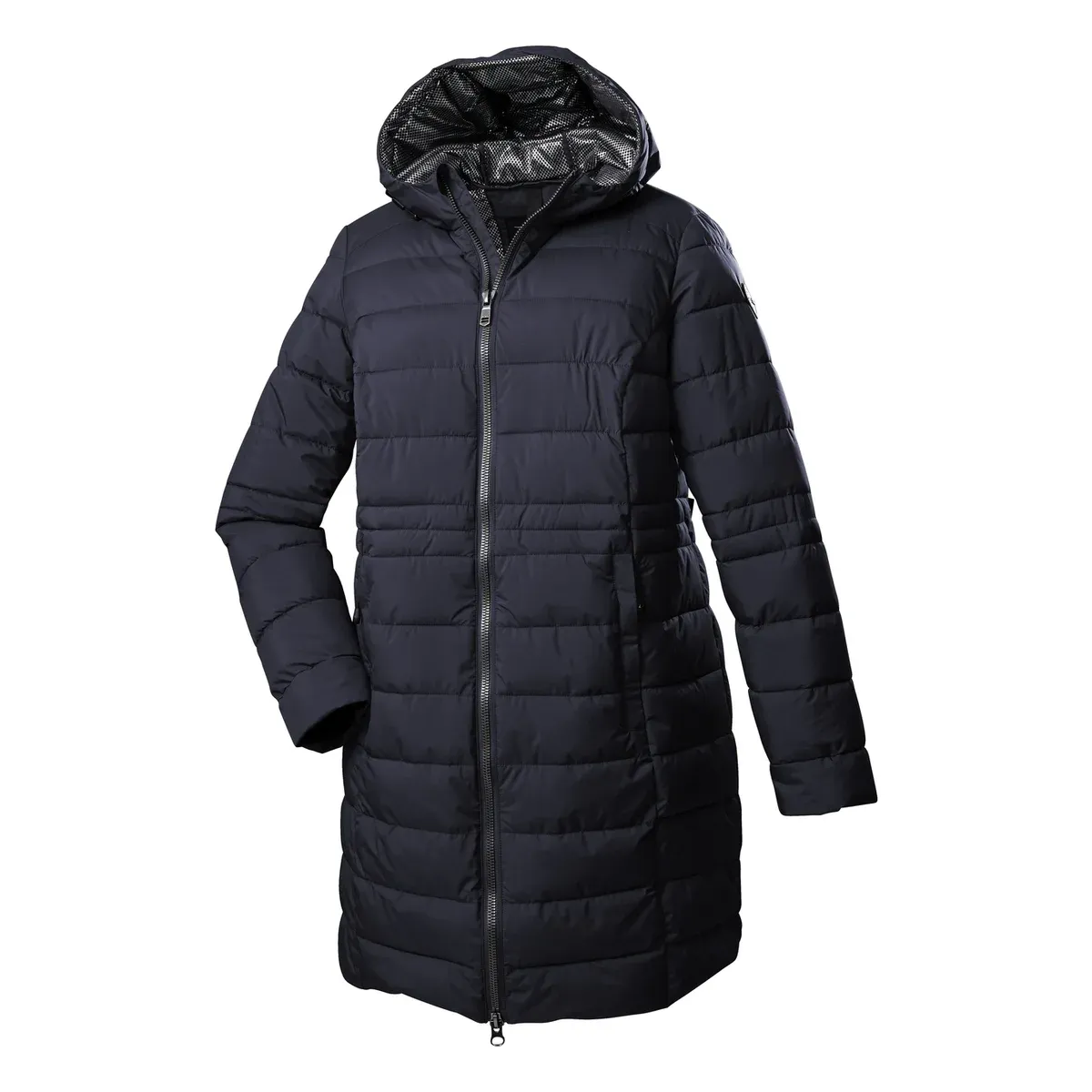 Stoy Abbess Women's Plus Size Long Puffer Winter Coat Navy sizes 20-26