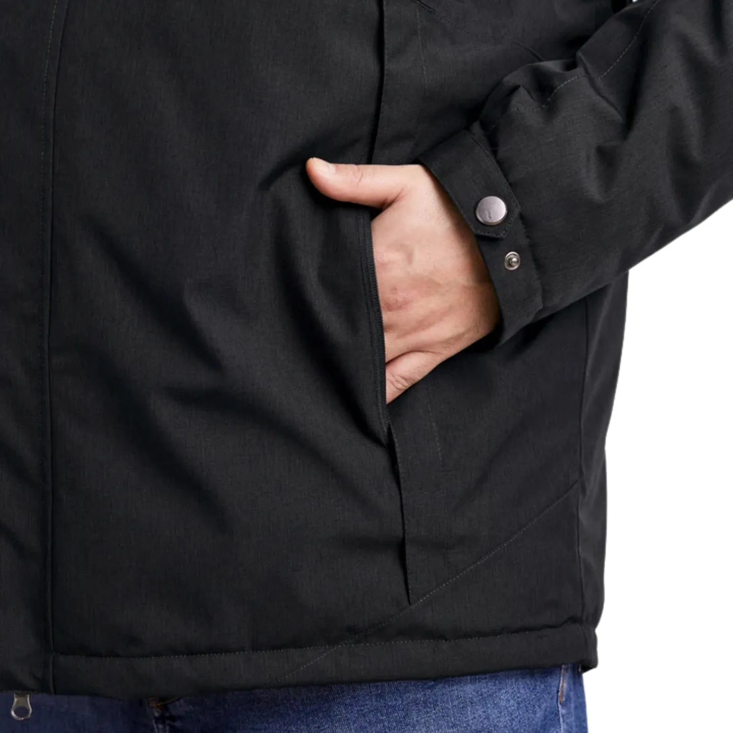 Stoy Alec Mens Plus Size Jacket Black Blue Sizes 3XL-6XL