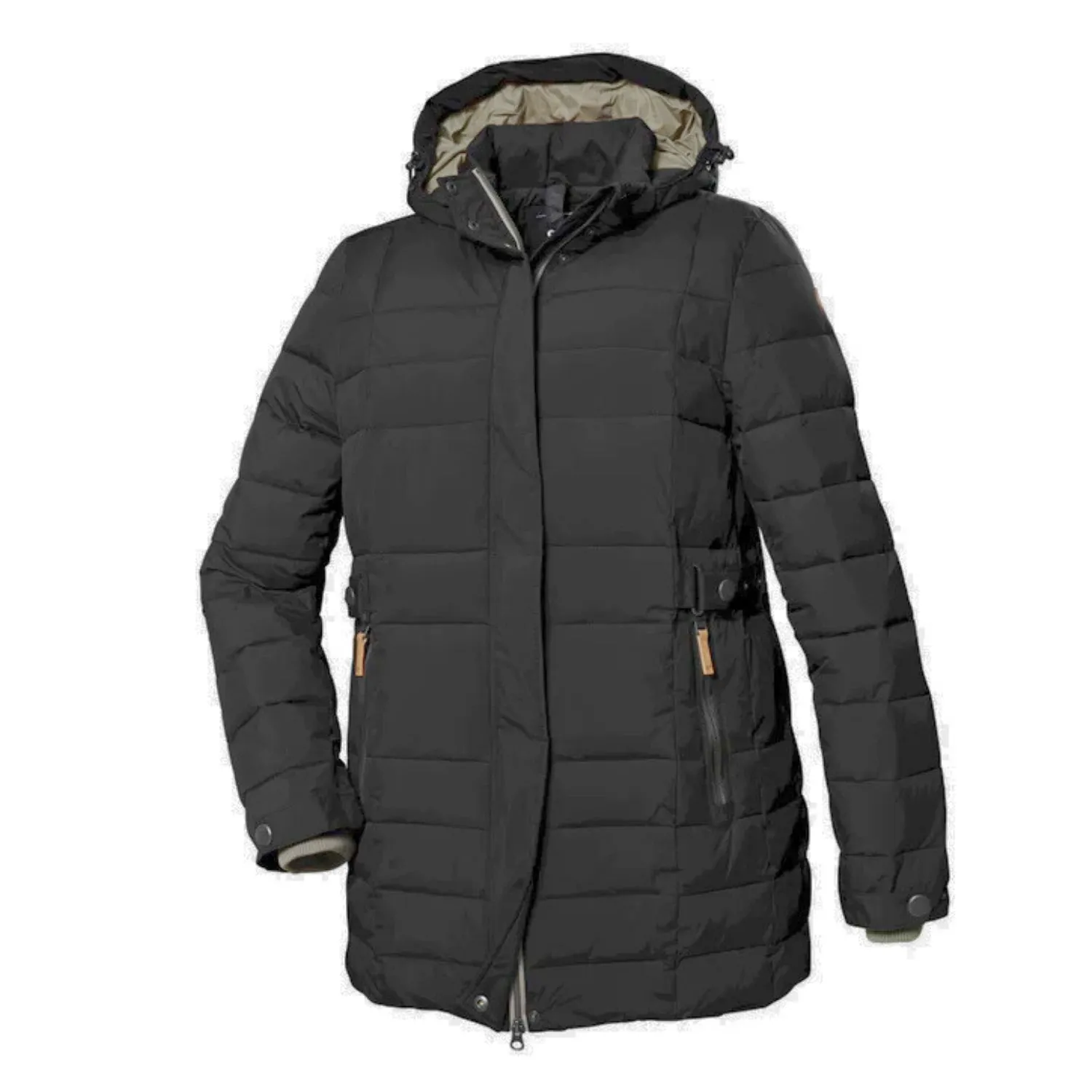 STOY Deena Women’s Puffer Jacket Black Plus Size 22 - 26