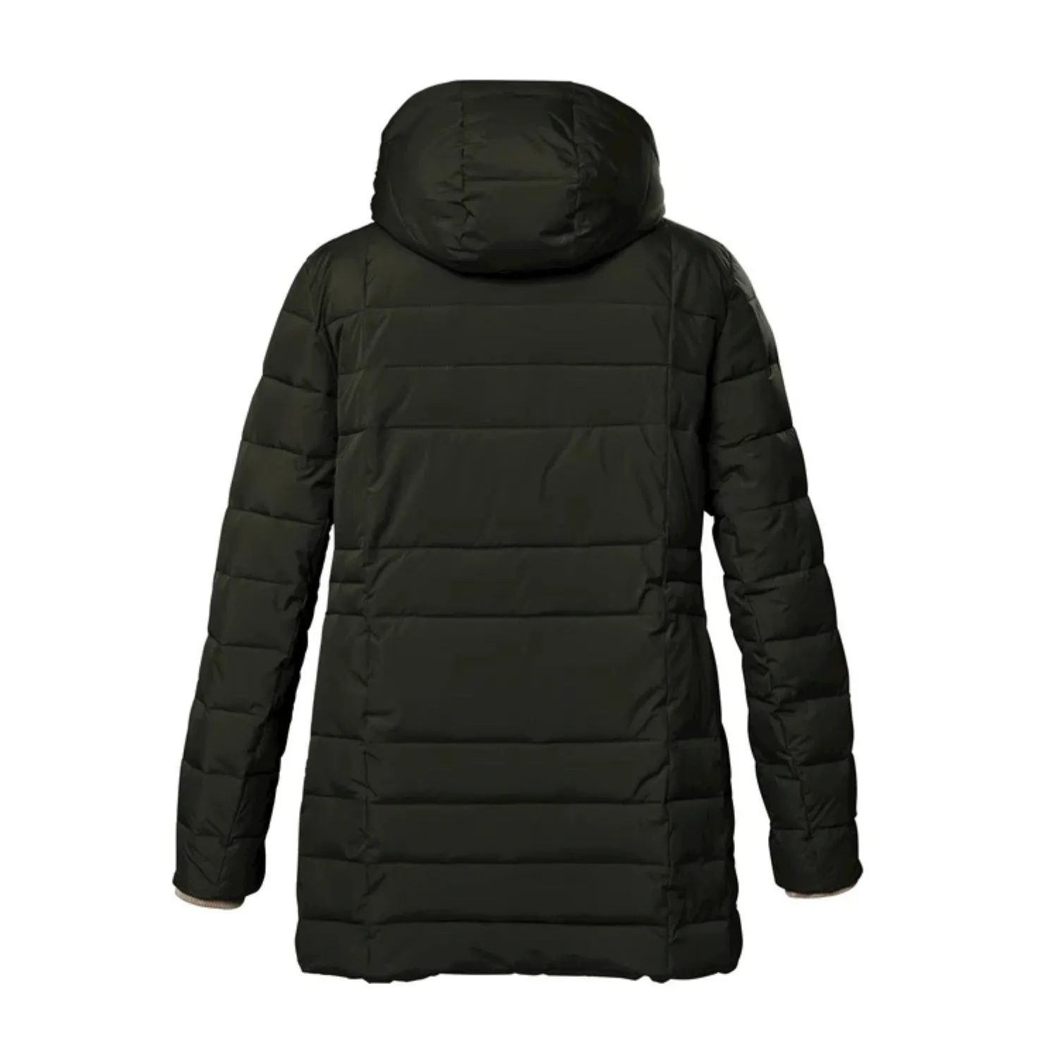 STOY Deena Women’s Puffer Jacket Dark Olive Plus Size 28 - 32