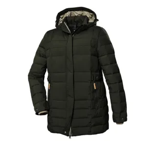 STOY Deena Women’s Puffer Jacket Dark Olive Plus Size 28 - 32