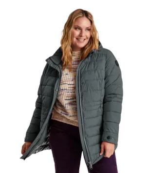 STOY Lina Women’s Puffer Plus Size Jacket Dark Green Blue Sizes 20-22