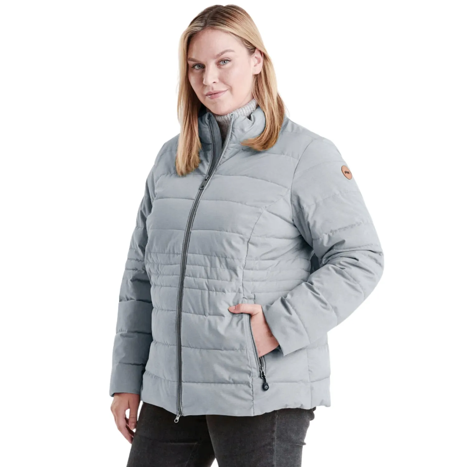 STOY Mia Women’s Plus Size Puffer Jacket Blue Sizes 22-32