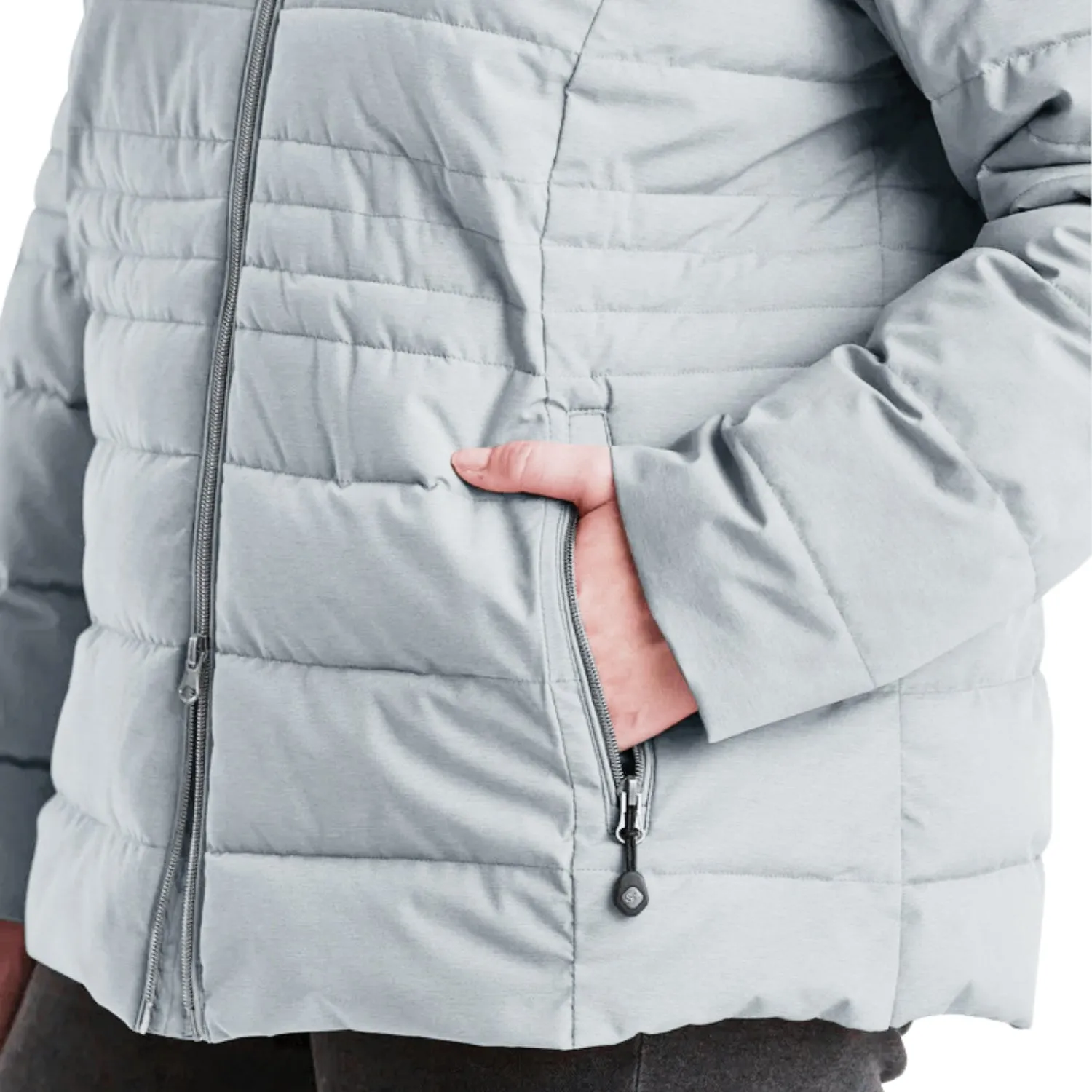 STOY Mia Women’s Plus Size Puffer Jacket Blue Sizes 22-32