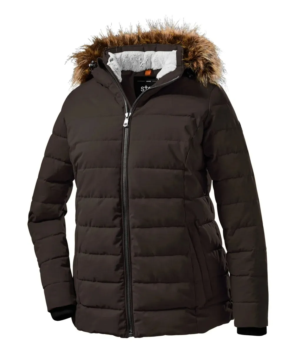Stoy Sister Womens Plus Size Puffer Jacket Black sizes 20 & 26