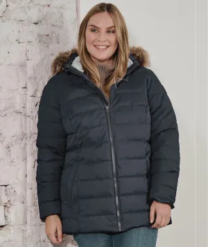 Stoy Sister Womens Plus Size Puffer Jacket Black sizes 20 & 26