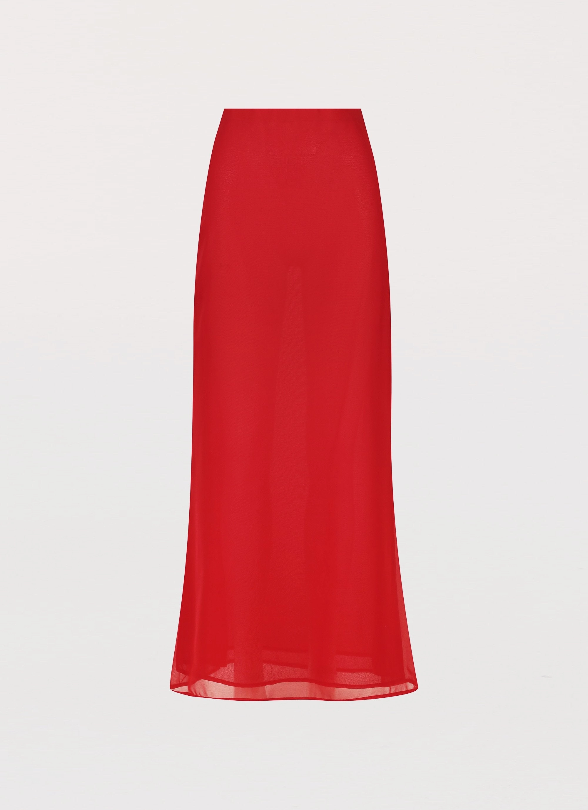Compact Storage All Weather Protection Nightfall Maxi Skirt - Rouge Red
