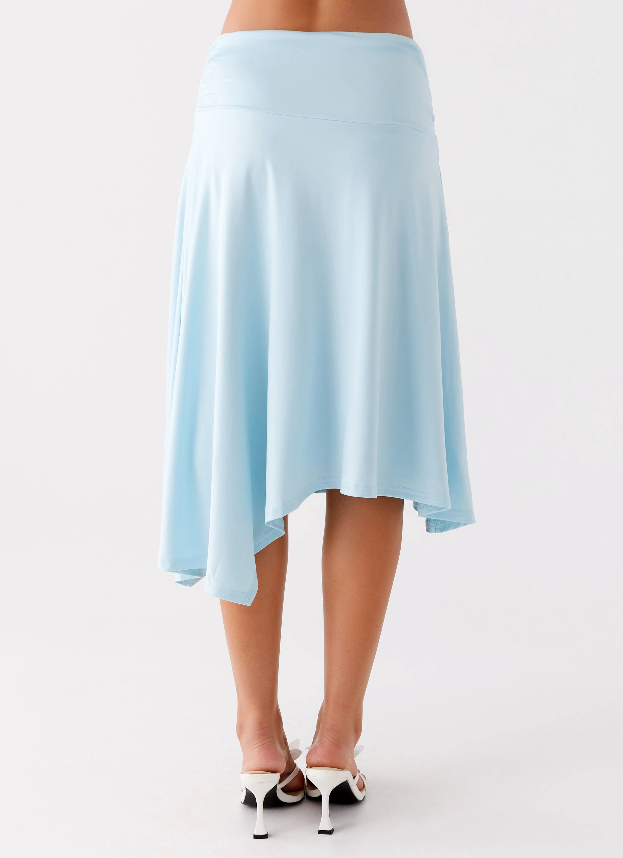 Brisa Midi Skirt - Turquoise Casual Appeal Refined fit