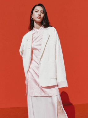 Structure Jacquard Coat Structure Jacquard Coat