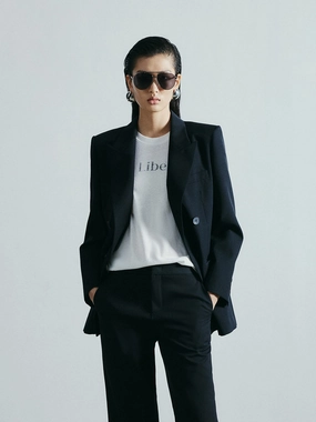 Structured Wool Blazer Structured Wool Blazer