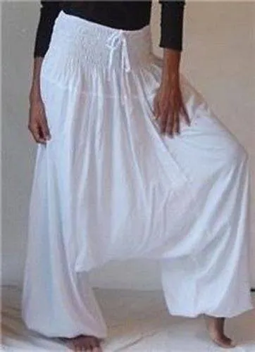 Stunning Sexy Peasant Blouse & Harem Pants Set