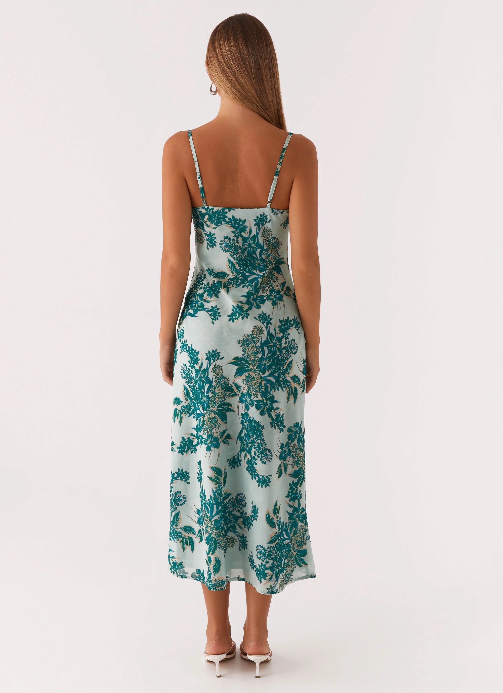 Body Positive Love Song Midi Dress - Cloud Nine Floral