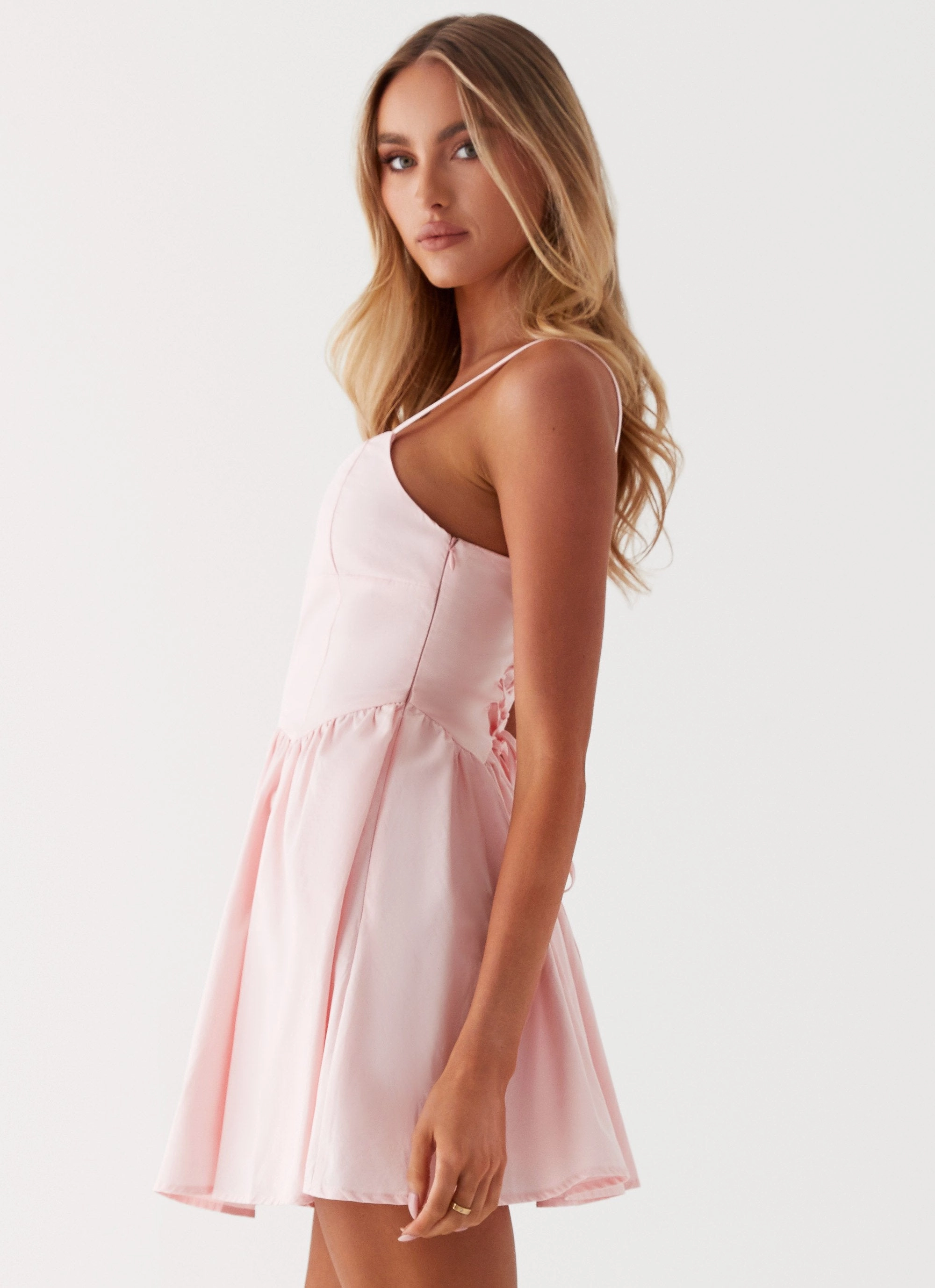 Tesoro Mio Mini Dress - Pink Bold Mood Fashion Essential