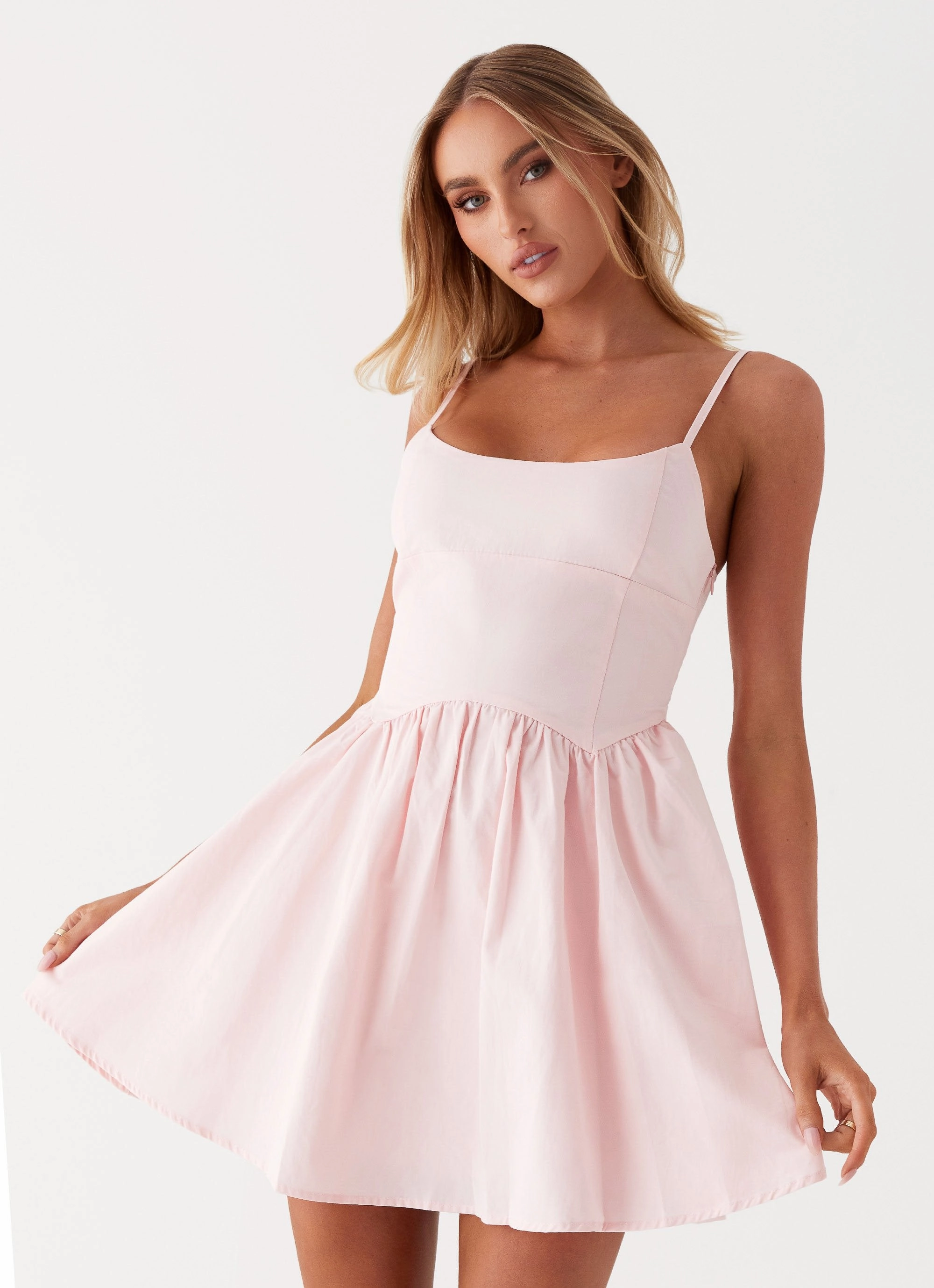 Tesoro Mio Mini Dress - Pink Classic Movement Flexible Layers