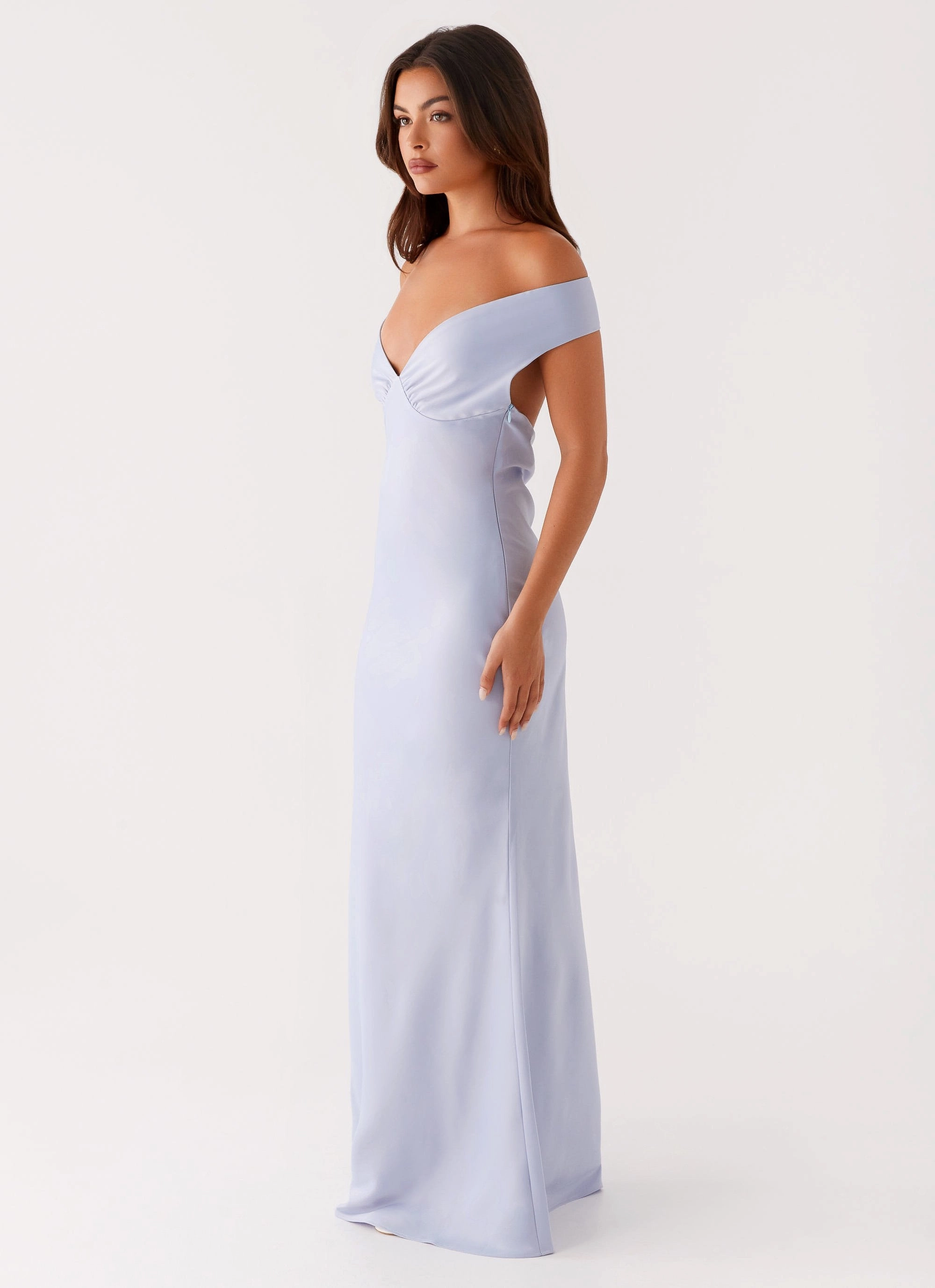 Jenner Maxi Dress - Blue Soft Comfort