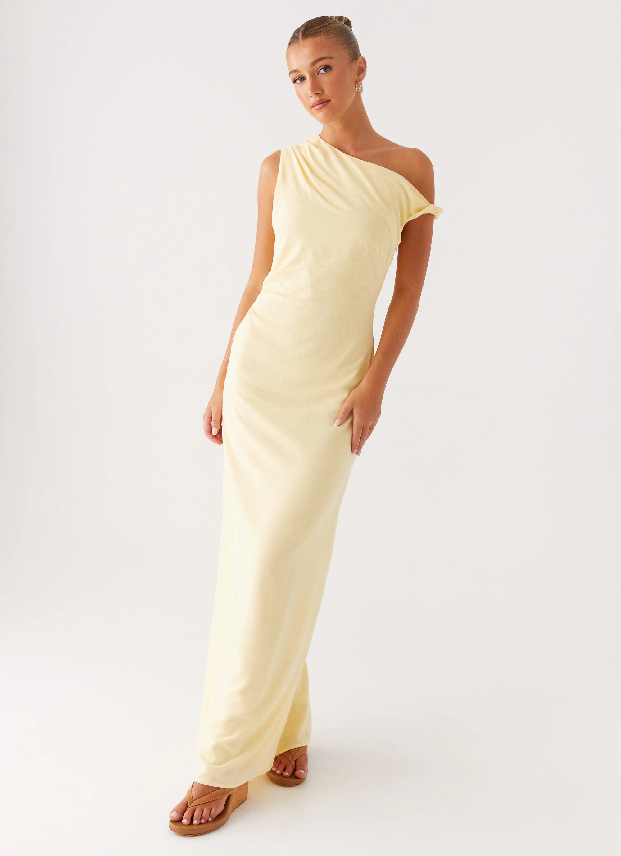 Sleek Vibe Mckenna Maxi Dress - Yellow