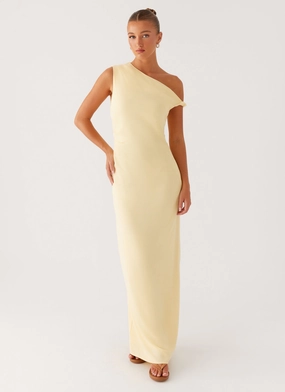 Stylish Comfort Mckenna Maxi Dress - Yellow Mckenna Maxi Dress - Yellow Neutral Tones
