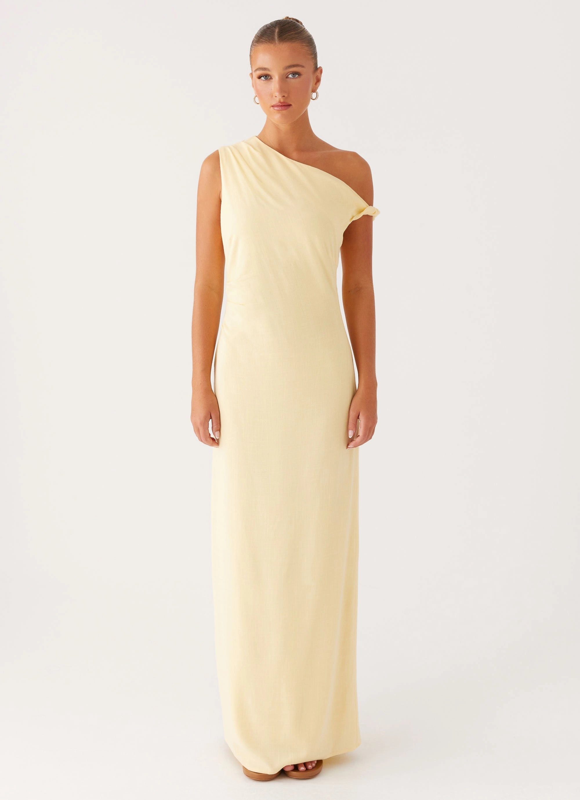 Mckenna Maxi Dress - Yellow Trendy Look