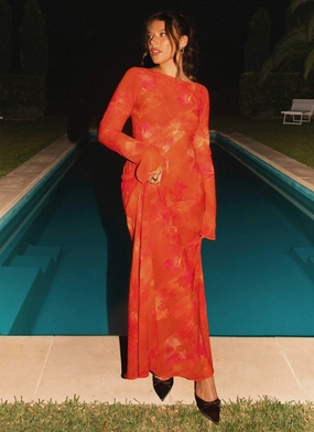 Lorde Maxi Dress - Amber Breathable Layering