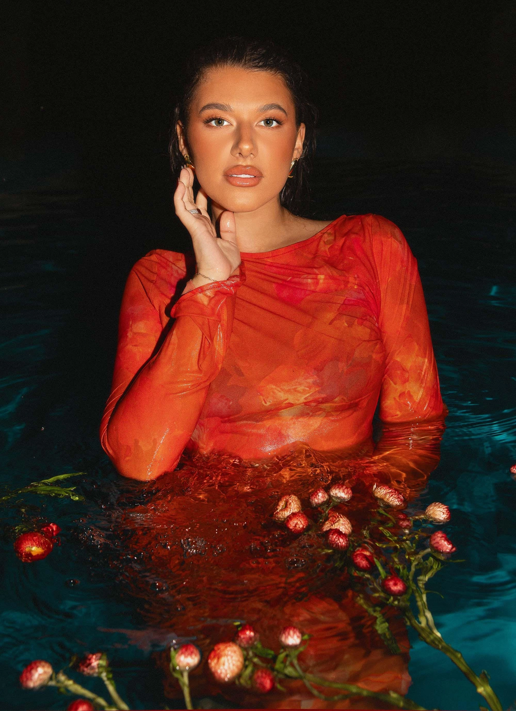 Lorde Maxi Dress - Amber Sleek and Flattering foldable